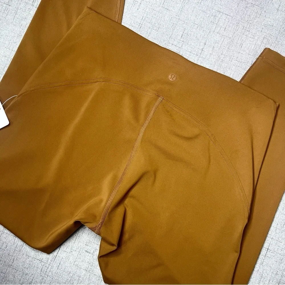Lululemon Instill High Rise Tights Leggings Copper Brown 12 Nwt